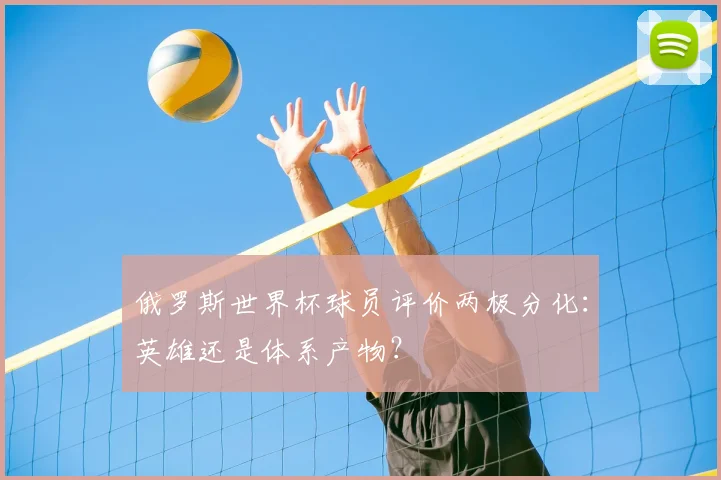 俄罗斯世界杯球员评价两极分化:英雄还是体系产物?